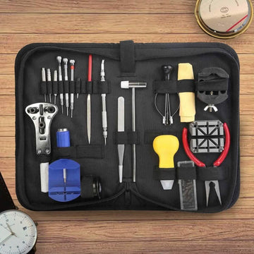 21-Piece: Watch Repair Tool Kit Hand