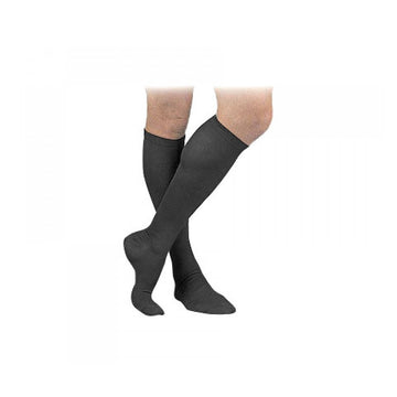 Jobst Compression Socks Activa Knee High X-Large Black Closed Toe, 1 Pair