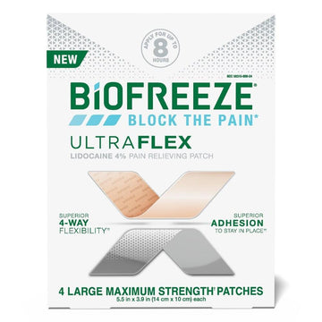 Biofreeze UltraFlex Large Maxium Strength Lidocaine Patches