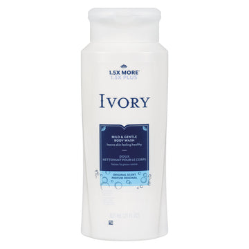 Ivory Mild & Gentle Body Wash, Original Scent, 21 oz