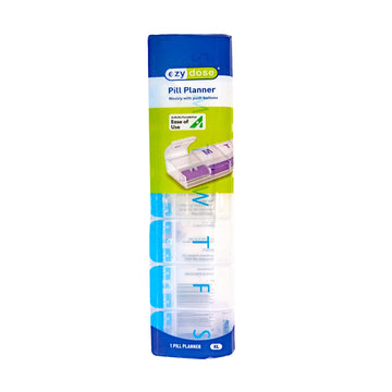 Ezy Dose Weekly Push Button Pill Planner XL 67571