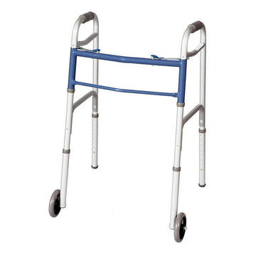 Carex Two Button Walker With Wheels