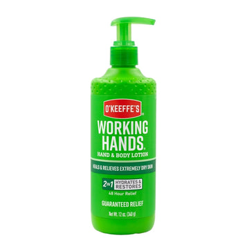 O'Keeffe's Working Hands Hand And Body Lotion 12 Ounce Pump Bottle