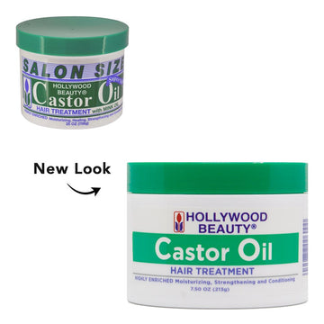 Hollywood Beauty Castor Oil Hair Treatment With Mink Oil, 7.5 Oz