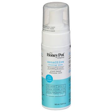 The Honey Pot Refresh Sensitive Foaming Feminine Wash, 5.51 fl oz (163 ml)