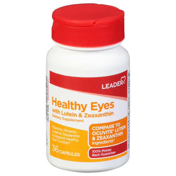 Leader™ Healthy Eyes with Lutein & Zeaxanthin – Eye Health Supplement – 36 Softgels