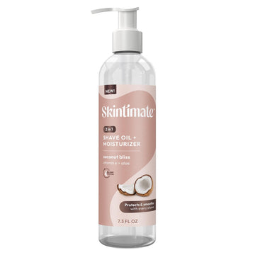 Skintimate 2 In 1 Shave Oil + Moisturizer Coconut Bliss 7.3 Oz