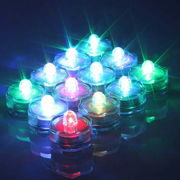 24-Piece: Submersible RGB LED Tea Light Candle