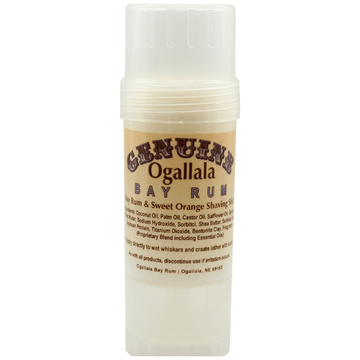 Ogallala Bay Rum, Bay Rum & Sweet Orange Shaving Stick 2.5 Oz.