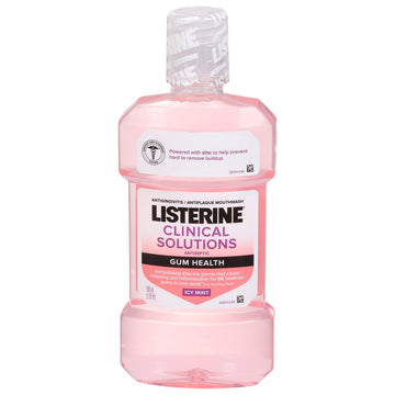 Listerine Mouthwash, Antiseptic, Icy Mint, Gum Health 1.05 Pt