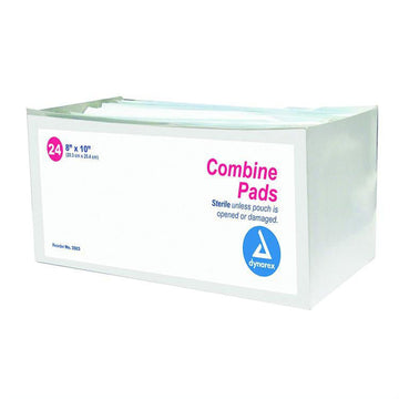 Dynarex® Sterile Abdominal Pads (ABD) – 8" x 10" (24 Count)