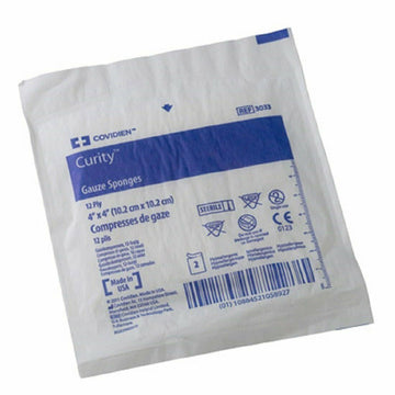 Curity Covvidien Gauze Sponge 4 X 4 In