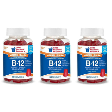 Good Neighbor Pharmacy Vitamin B12 3000mcg Gummies 60ct