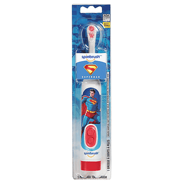 Spinbrush Powered Toothbrush, Soft, Superman