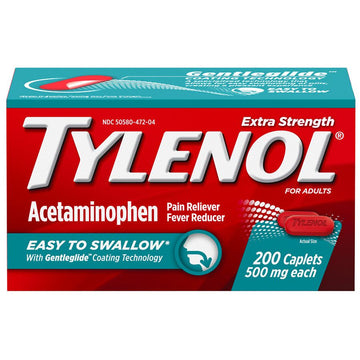 Tylenol Extra Strength Acetaminophen Pain Reliever Caplets