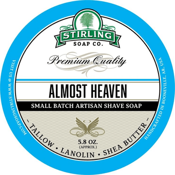 Stirling Soap Co. Almost Heaven Shave Soap Jar 5.8 oz