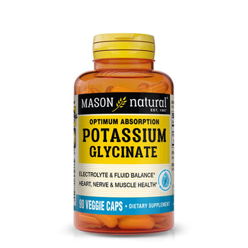 Mason Natural Naturals Potassium Glycinate Veggie Multivitamin Capsules - 90ct