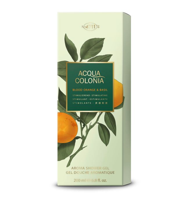 4711 Acqua Colonia Blood Orange and Basil by Muelhens for Unisex - 6.8 oz Shower Gel