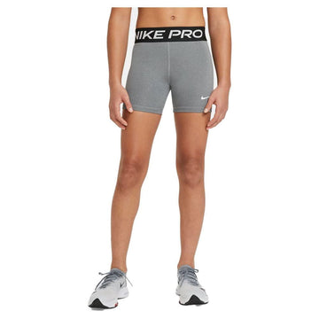 Nike Girls NP Dri-Fit 3" Shorts L Carbon Heather | White