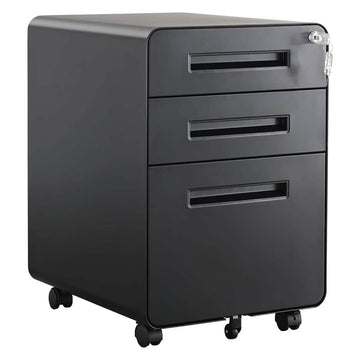 3 Drawer Rolling File Cabinet
