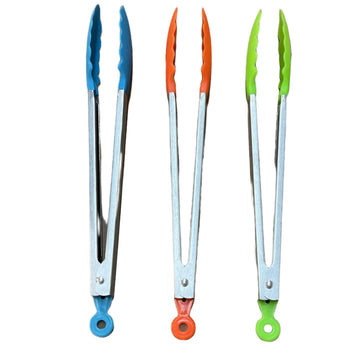 3-Pack: 14-Inch Stainless Steels Tongs