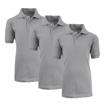 3-Pack: Boys School Uniform Polo