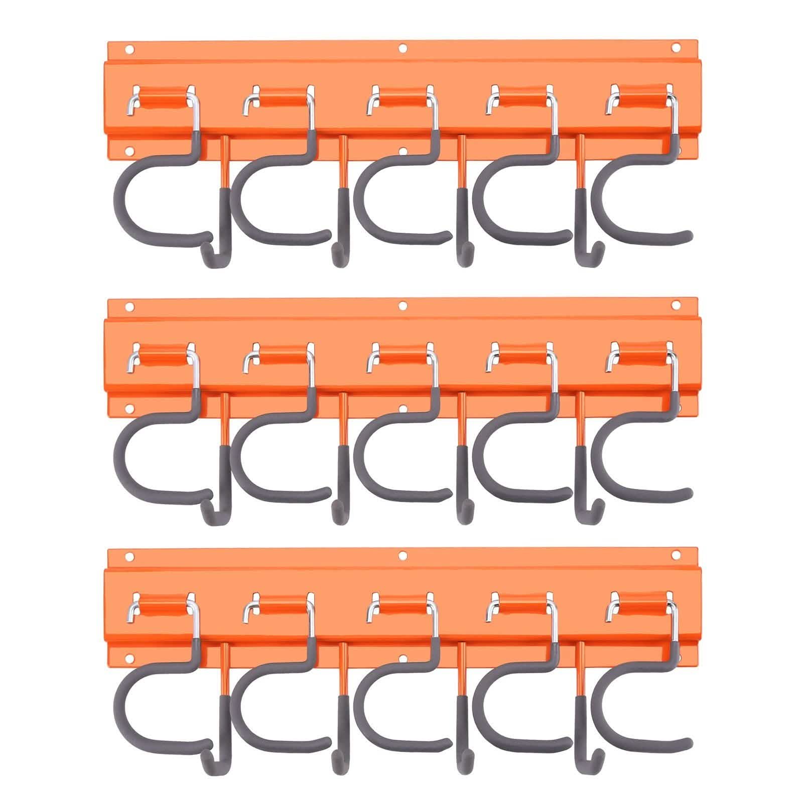 Garden Tool Organizer Wall Mounted Hanger Hooks Home Garage Set