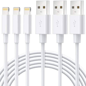 3-Pack: Lightning Cable for Apple iPhone, iPad
