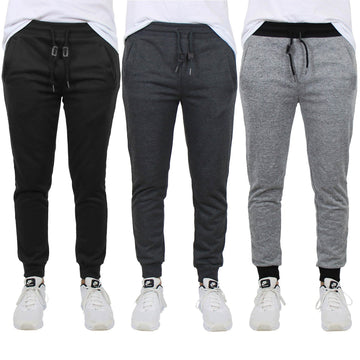 3-Pack: Men's French Terry Slim-Fit Jogger