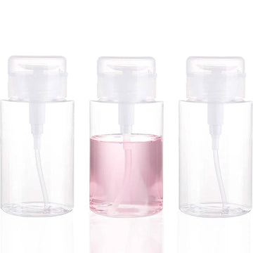 3-Pack: Push Down Empty Pump Dispenser Bottle