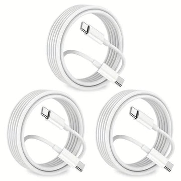 3-Pack: USB-C Fast Charging Cables