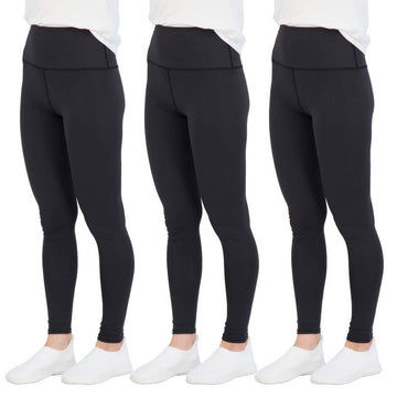3-Pack: Women's Active Athletic Performance Leggings