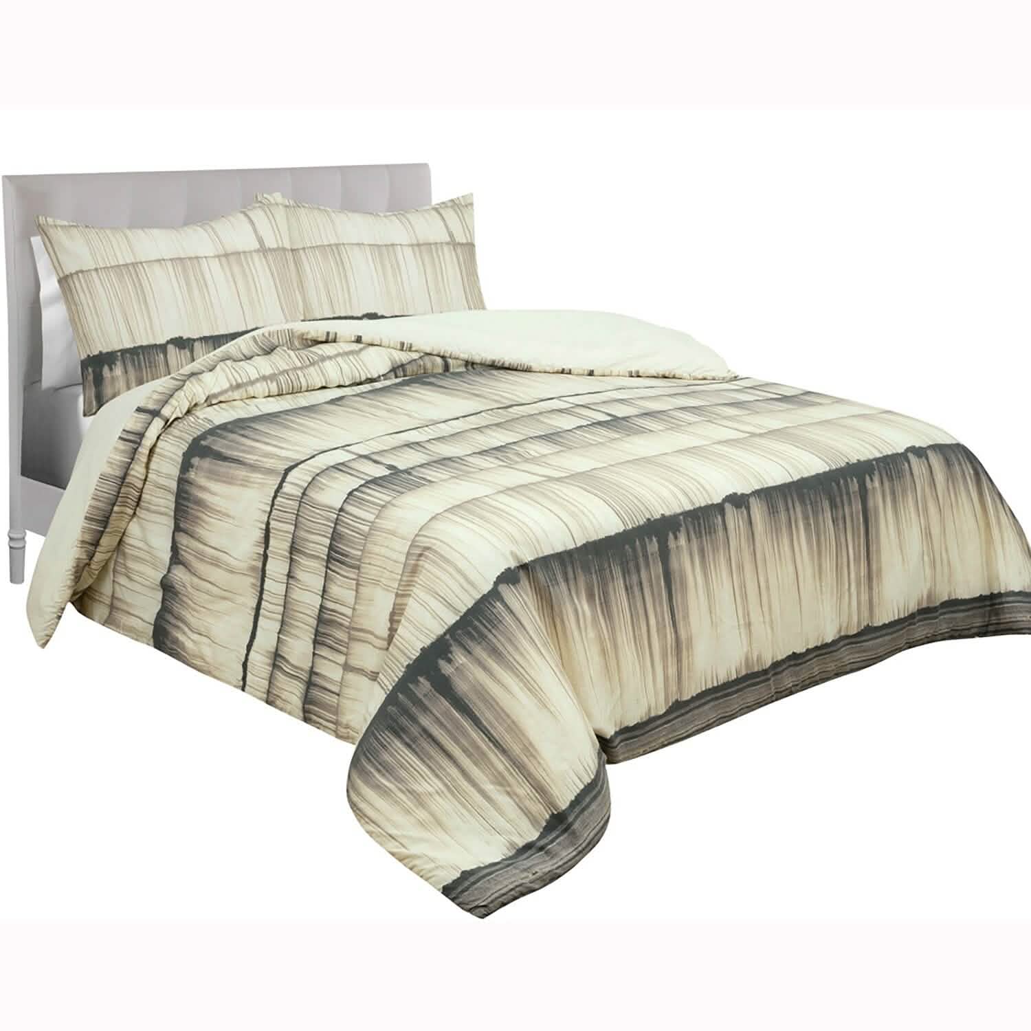 3-Piece: Global Stria Stripe Comforter Set