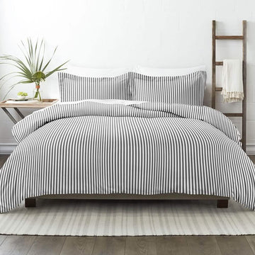 3-Piece: Ribbon Patterned Duvet Cover Set