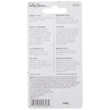 Sally Hansen Nail Treatment 45316 Cuticle Rehab - 0.29 Fl Oz