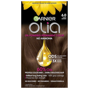 Garnier Olia Brilliant Color Light Brown Hair Color Kit