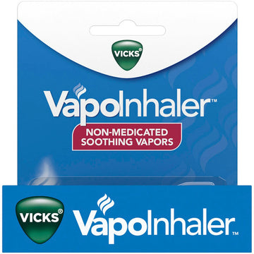 Vicks VapoInhaler, Portable Nasal Inhaler, Refreshing Menthol Vapors, 1 Count