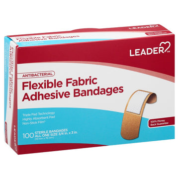 Leader™ Antibacterial Flexible Fabric Bandages