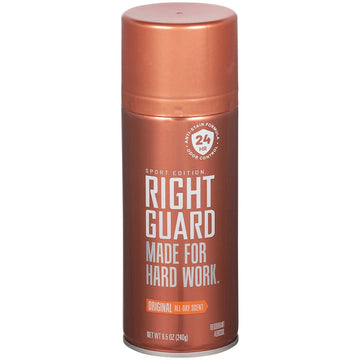 Right Guard Deodorant Aerosol, Original All Day Scent 8.5 Oz