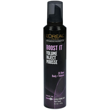L'Oreal Paris Advanced Hairstyle Boost It Volume Inject Mousse - 8.3 oz