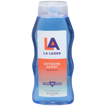 LA Looks Hair Gel, Alcohol Free, Extreme Sport, 20 Ounce