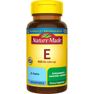 Nature Made Vitamin E, 180 Mg, Softgels