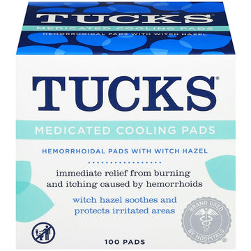 Tucks Medicated Cooling Hemorrhoid Pads 100 ct
