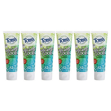 Tom's of Maine Wicked Cool Fluoride Toothpaste Mild Mint