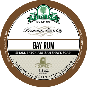 Stirling Soap Co. Bay Rum Shaving Collection