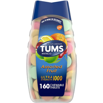 Tums® Ultra Strength Chewable Antacid Tablets – Assorted Fruit
