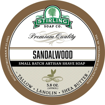 Stirling Soap Co. Sandalwood Shaving Collection