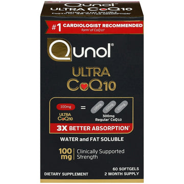 Qunol Ultra CoQ10 100Mg  Softgels 60Ct
