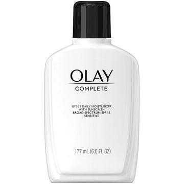 Olay Complete Lotion All Day Moisturizer With SPF 15 For Sensitive Skin, 6.0 Fl Oz