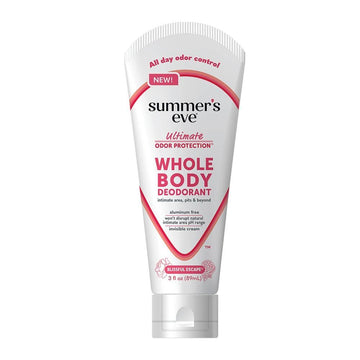 Summer's Eve Whole Body Deodorant Cream, Aluminum-Free, Blissful Escape, 3 oz